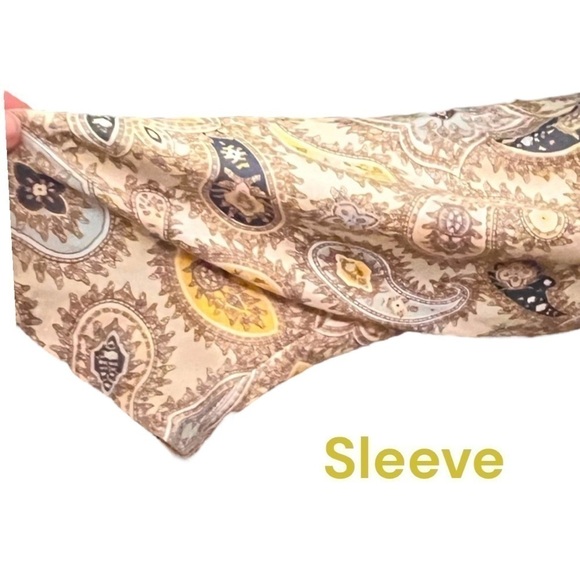 Adrienne Vittadini Silky Smooth Paisley Blouse - Picture 3 of 8